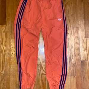 Orange Adidas Joggers